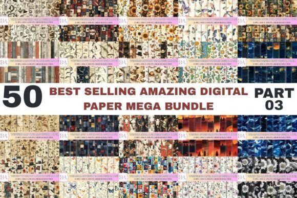 Download Amazing Digital Paper Mega Bundle - Bundle Collection