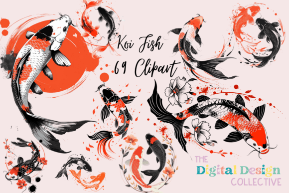 Download Koi Fish Clipart, Koi Carps Clipart - Fish Collection