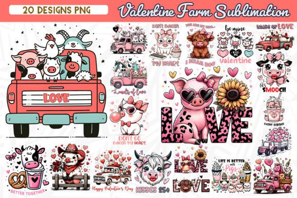 Download Valentine Farm Sublimation Bundle - Bundle Collection