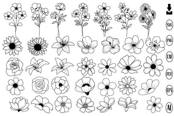 Download Flowers Svg Bundle, Flower Svg, Floral - Bundle Collection