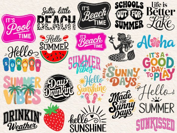 Download Summer SVG Bundle, Summer Svg, Beach Svg - Bundle Collection