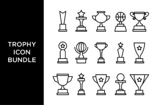 Download Trophy Icon Set Bundle - Bundle Collection