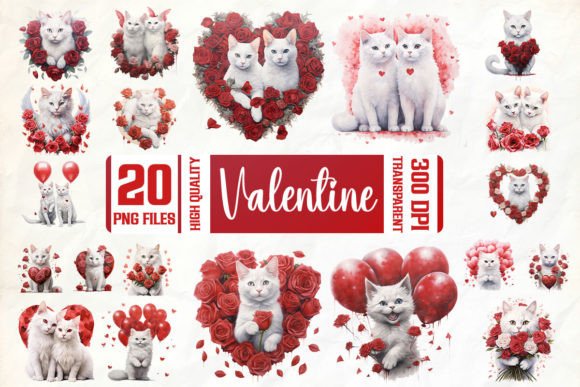 Download Valentine Cats Bundle Pack - Bundle Collection