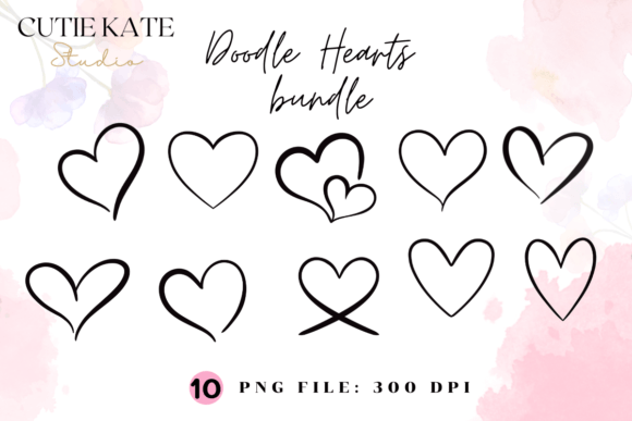 Download Heart Png,Doodle Bundle,Valentine's Day - Bundle Collection