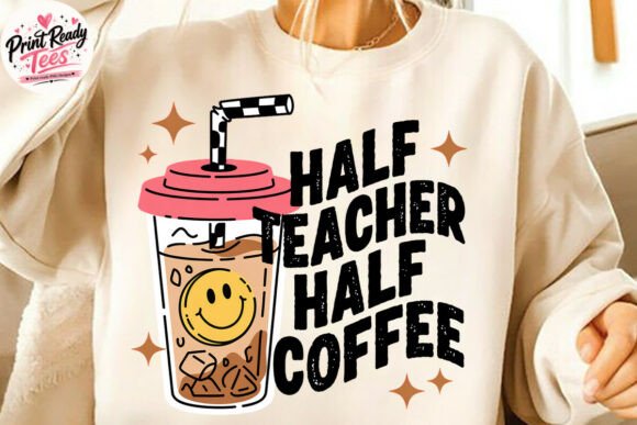 Download Trendy Half Teacher Half Coffee PNG - Trendy Collection