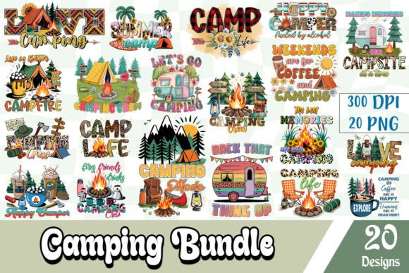 Download Camping Sublimation Bundle - Bundle Collection