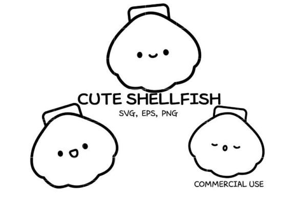 Download Cute Shellfish SVG Bundle | Seashell out - Bundle Collection