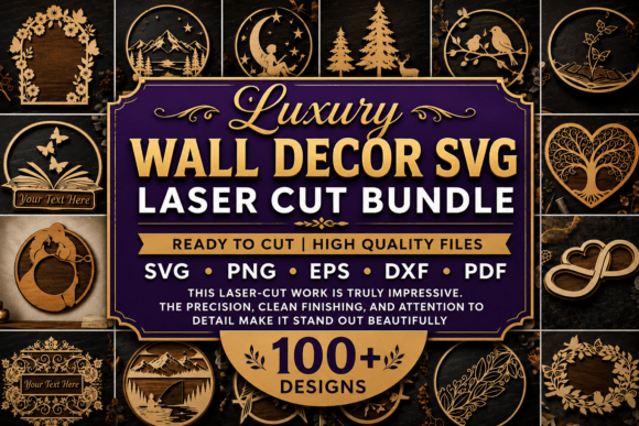 Download Luxury Wall Decor SVG Collection Bundle - Bundle Collection