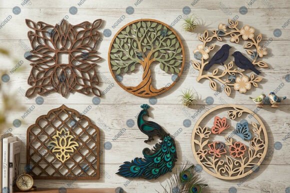 Download Laser Cut Wall Decor Bundle SVG - Bundle Collection
