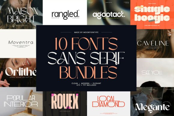 Download Modern Sans Serif Bundles - Bundle Collection