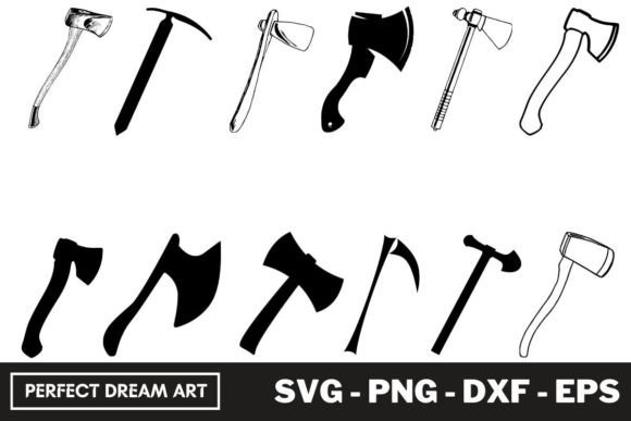 Download Axe Silhouette Bundles - Bundle Collection
