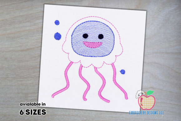 Download Cute Jellyfish Quick Stitch - Fish Collection