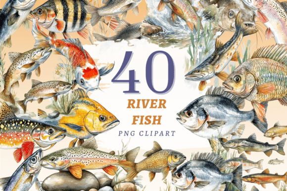 Download River Fish PNG Bundle - Bundle Collection