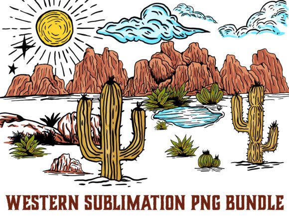 Download Western Clipart PNG Sublimation Bundle - Bundle Collection