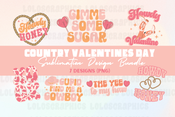 Download Country Valentines Day PNG Bundle - Bundle Collection