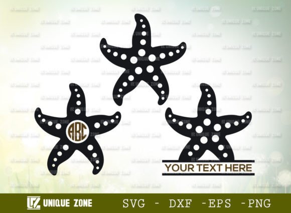 Download Star Fish SVG Monogram, Sea Animals Svg - Fish Collection