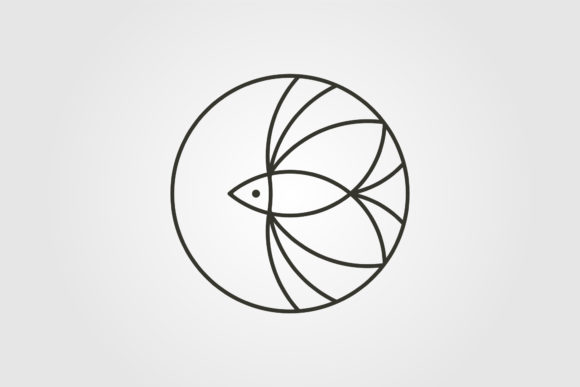 Download Minimal Fish Logo Line Art Vector - Fish Collection