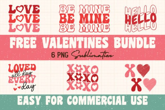 Download Retro Valentines Day Sublimation Bundle - Bundle Collection