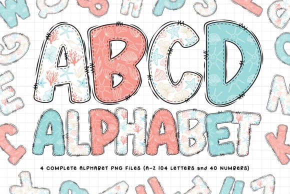 Download Shellfish Alphabet Letters Clipart - Fish Collection