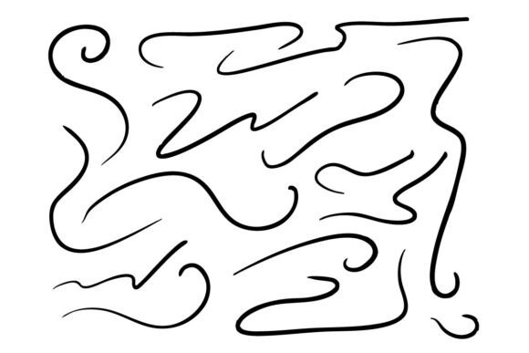 Download Abstract Curved Line Doodle SVG Bundle - Bundle Collection