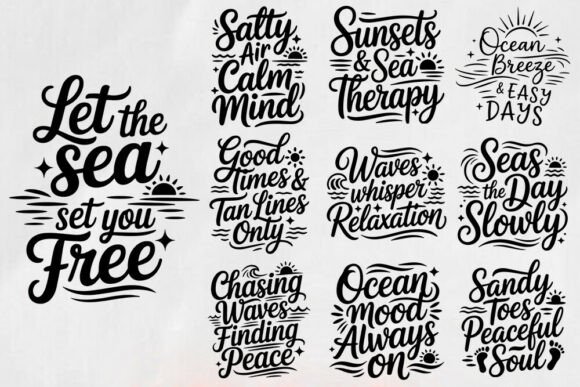 Download Beach SVG Bundle | Summer Quotes SVG - Bundle Collection