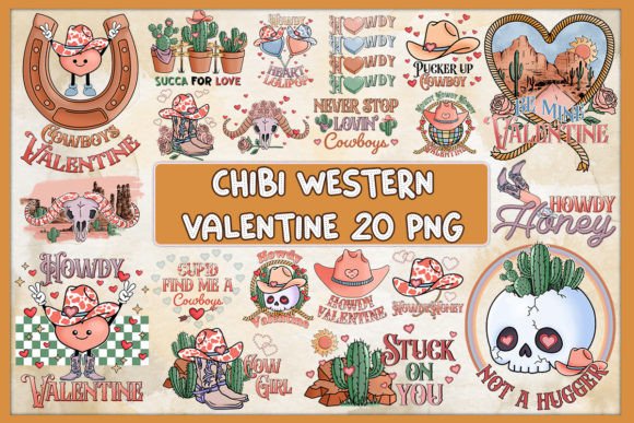 Download Pastel Western Valentine Bundle PNG - Bundle Collection