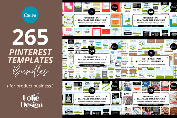 Download 265 Pinterest Templates Bundle - Bundle Collection
