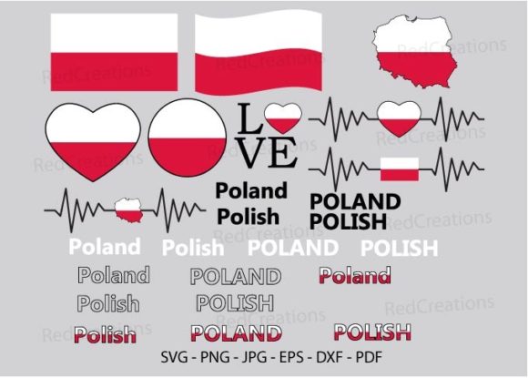 Download Poland Flag Bundle Svg, Polish Monogram - Bundle Collection