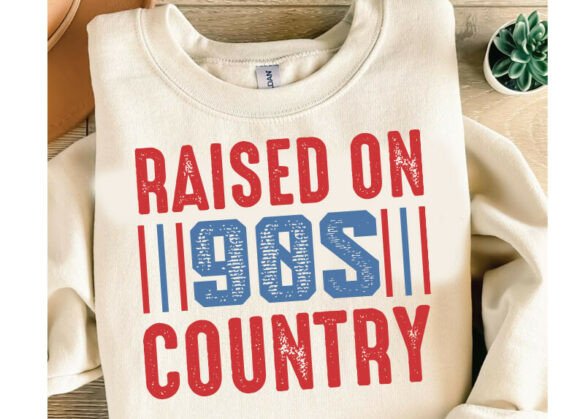 Download Raised on 90s Country PNG, Trendy Weste - Trendy Collection