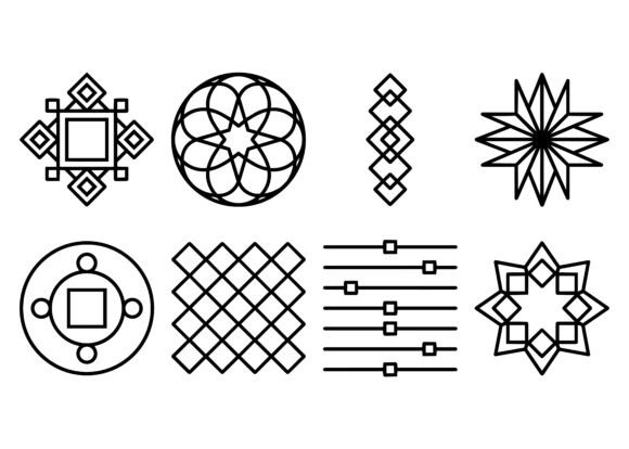 Download Geometric Symbol Elements EPS Bundle - Bundle Collection