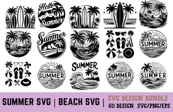 Download Summer SVG | Beach SVG | Summer Bundle - Bundle Collection