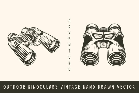 Download Binocular Hand Drawing Vector - Drawing Collection